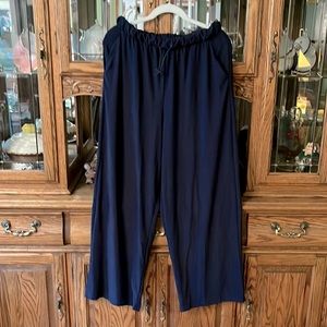 Wide leg lounge pants with pockets